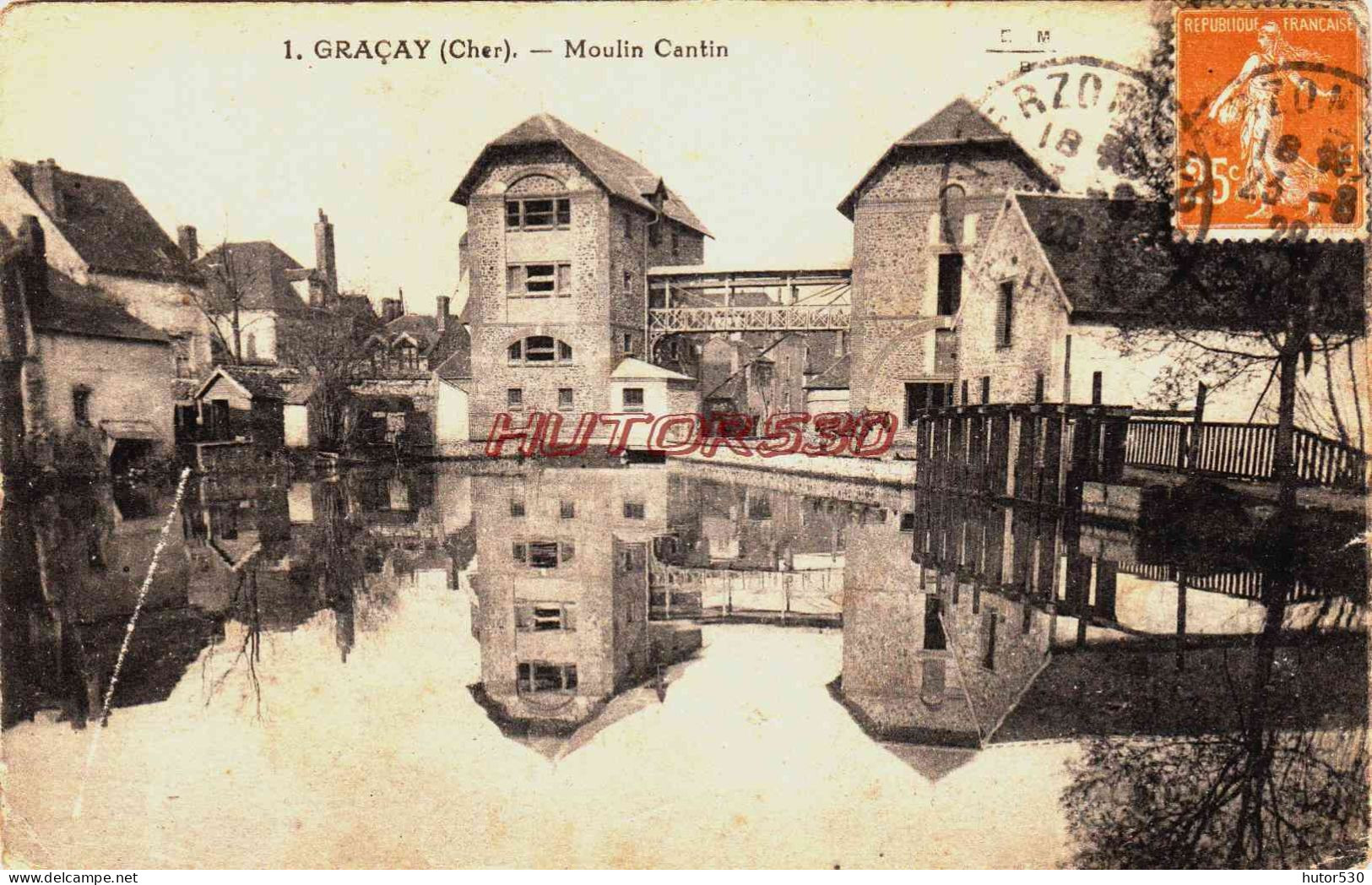 CPA GRACAY - CHER - MOULIN CANTIN - Vierzon