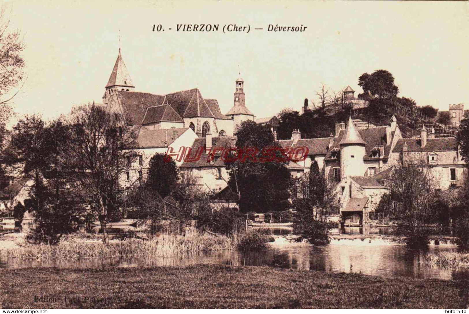 CPA VIERZON - CHER - DEVERSOIR - Bourges