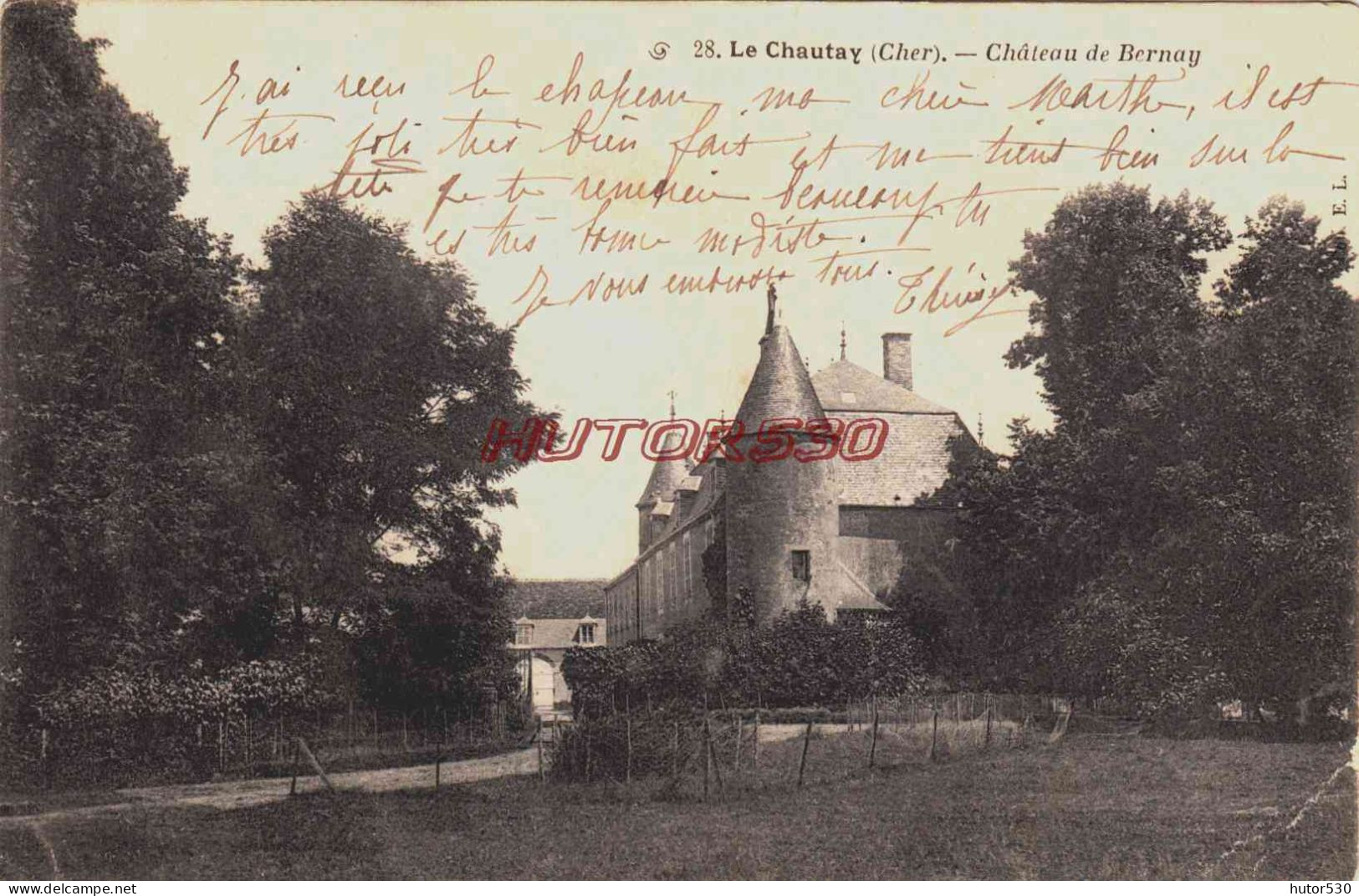 CPA LE CHAUTAY - CHER - CHATEAU DE BERNAY - Andere & Zonder Classificatie