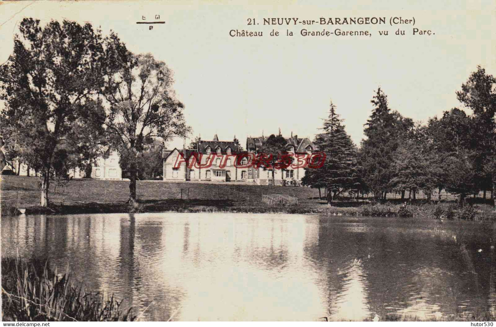 CPA NEUVY SUR BARANGEON - CHATEAU DE LA GRANDE GARENNE - Andere & Zonder Classificatie