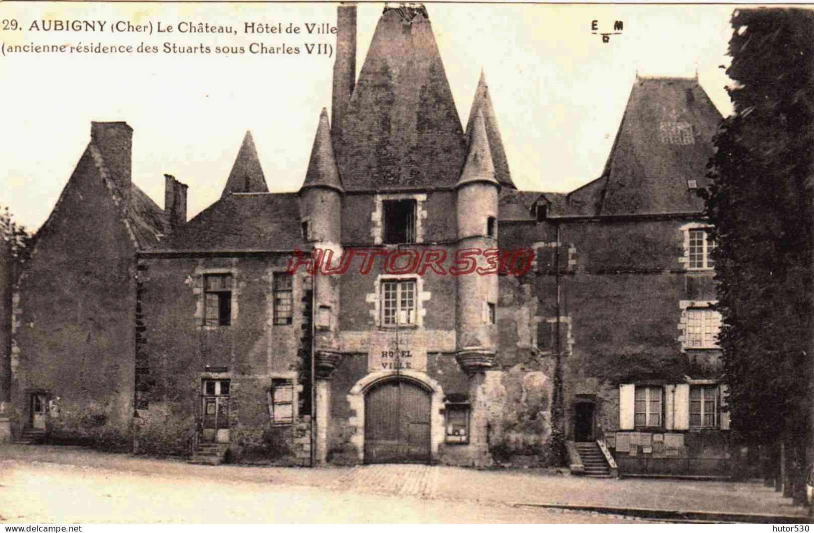 CPA AUBIGNY - CHER - LE CHATEAU - Aubigny Sur Nere