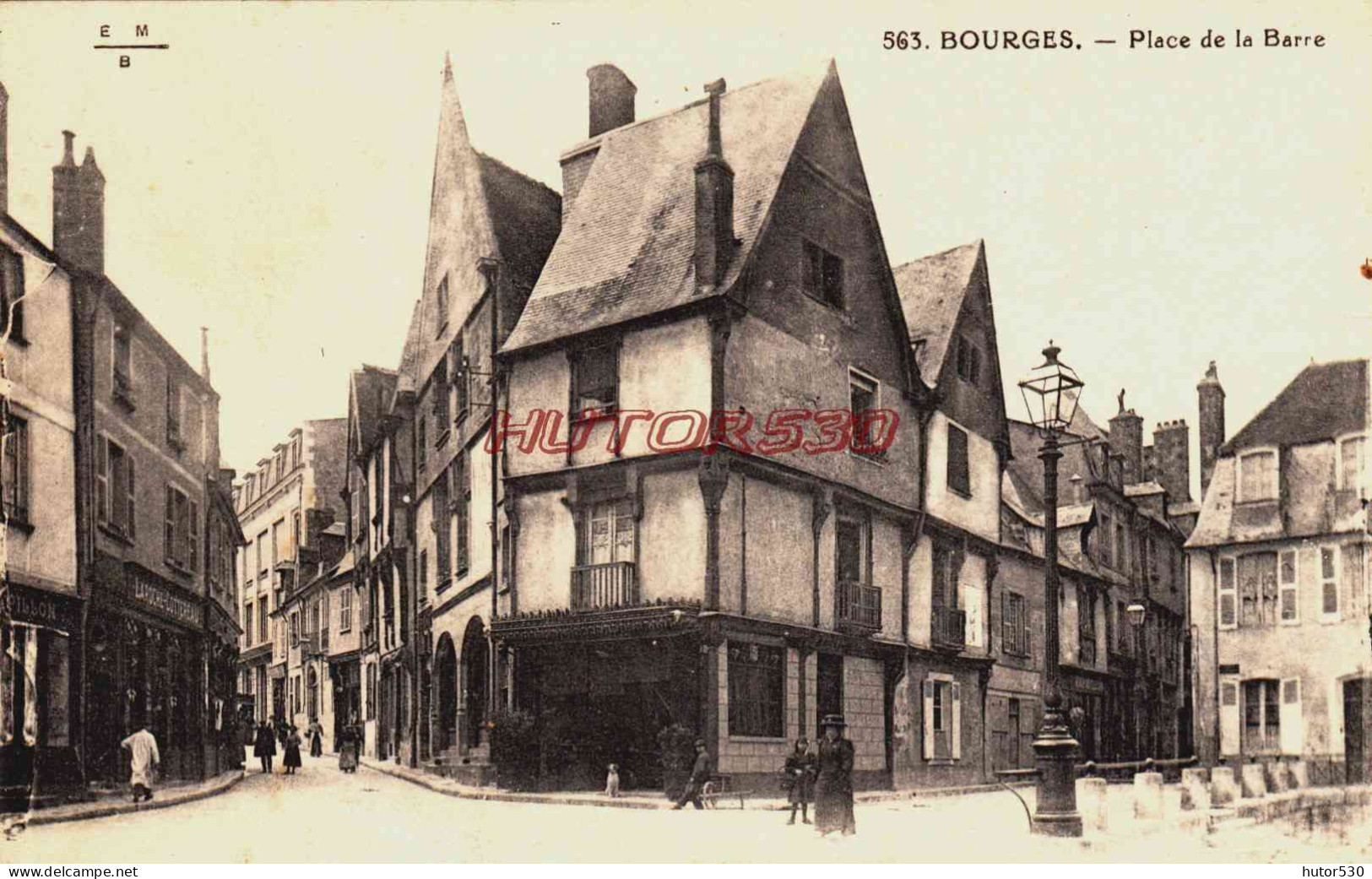 CPA BOURGES - CHER - PLACE DE LA BARRE - Bourges