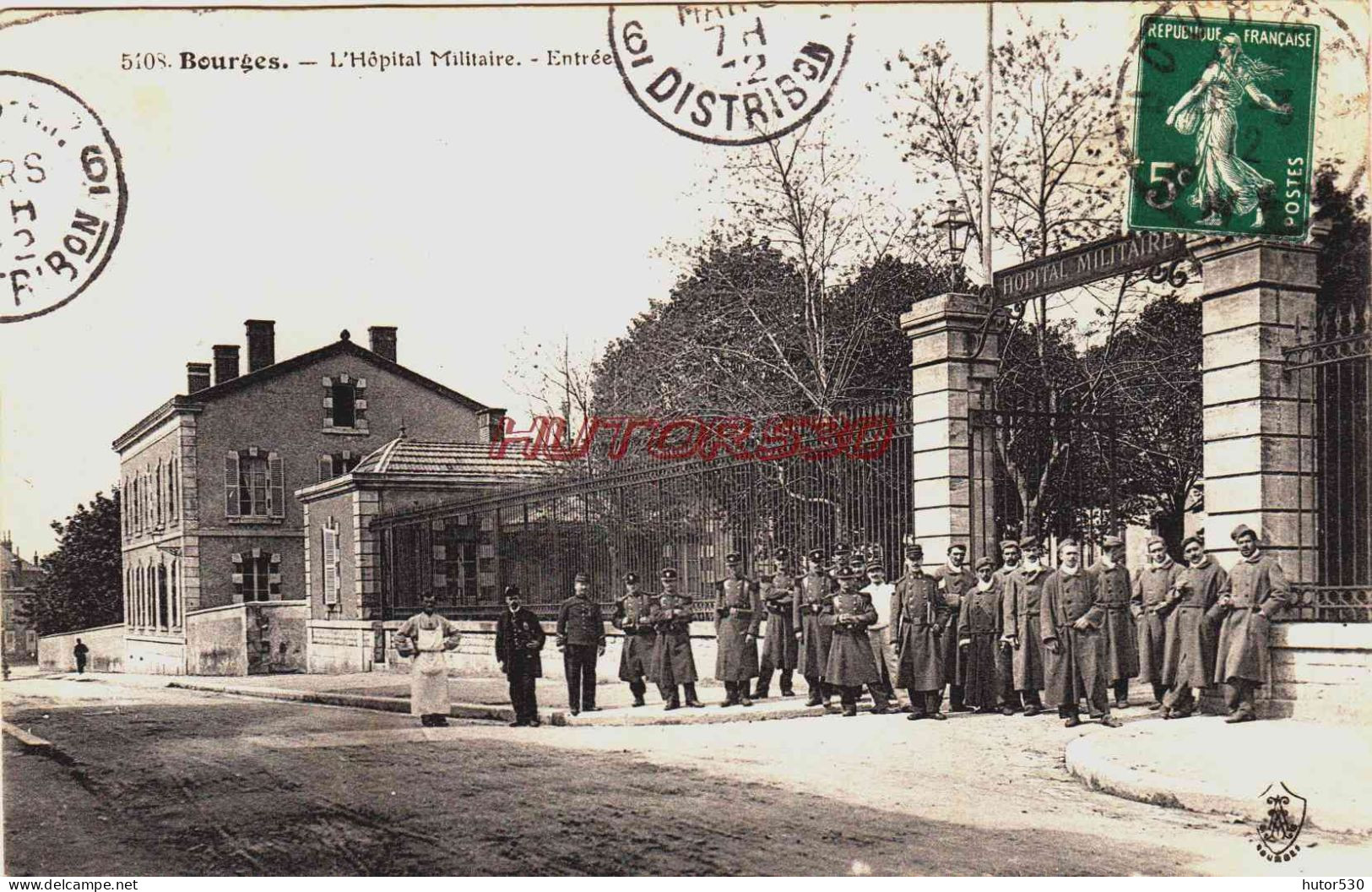 CPA BOURGES - CHER - L'HOPITAL MILITAIRE - Bourges