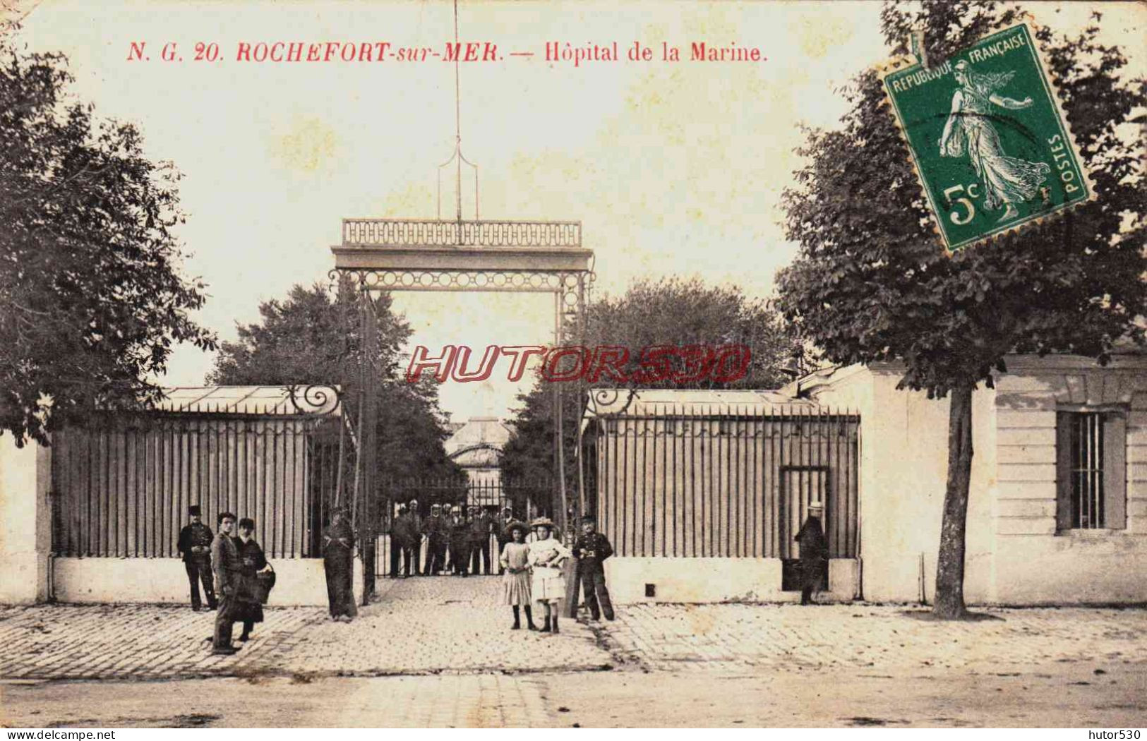 CPA ROCHEFORT SUR MER - CHARENTE MARITIME - HOPITAL DE LA MARINE - Rochefort