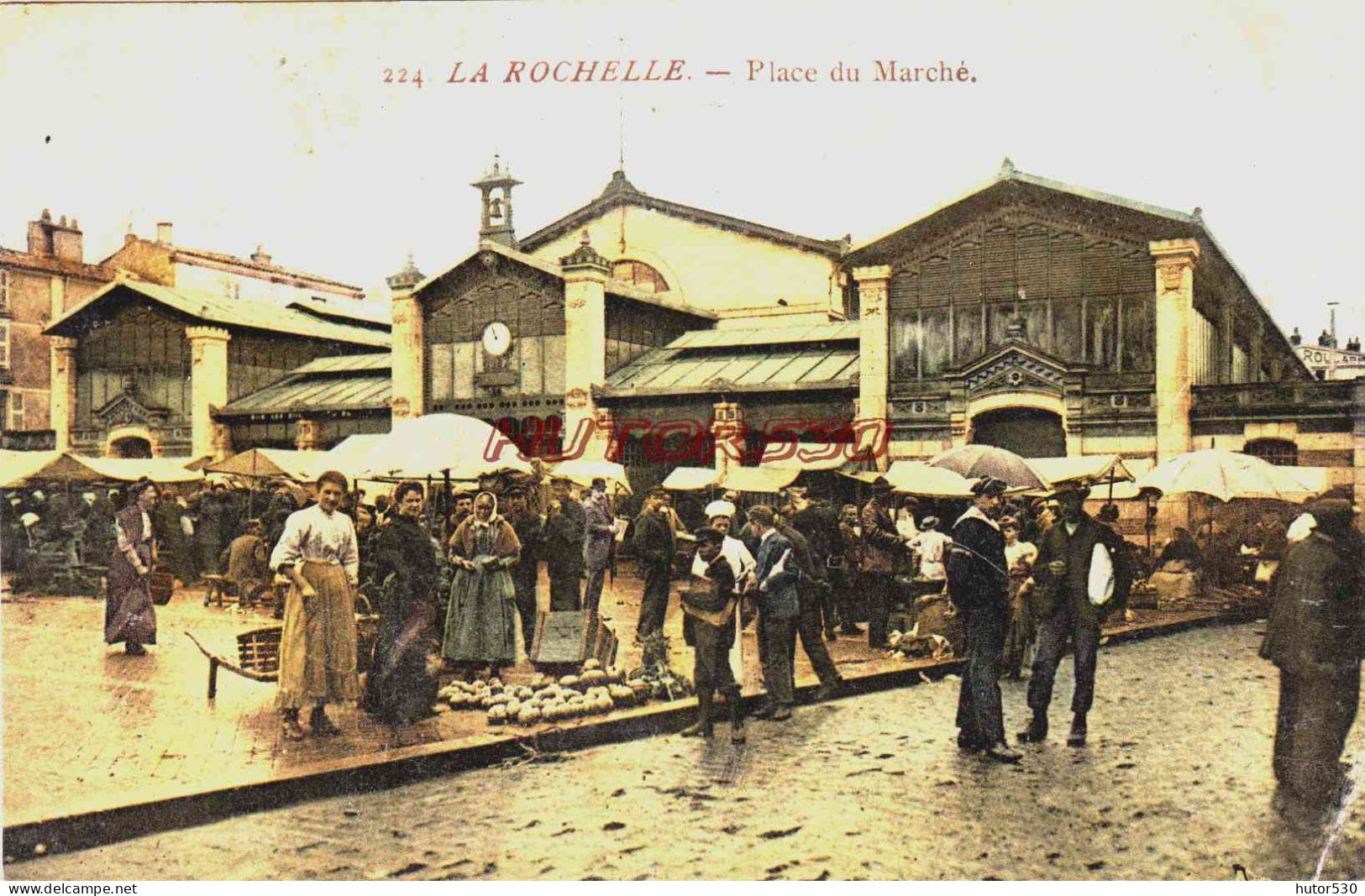 CPA LA ROCHELLE - CHARENTE MARITIME - PLACE DU MARCHE - La Rochelle