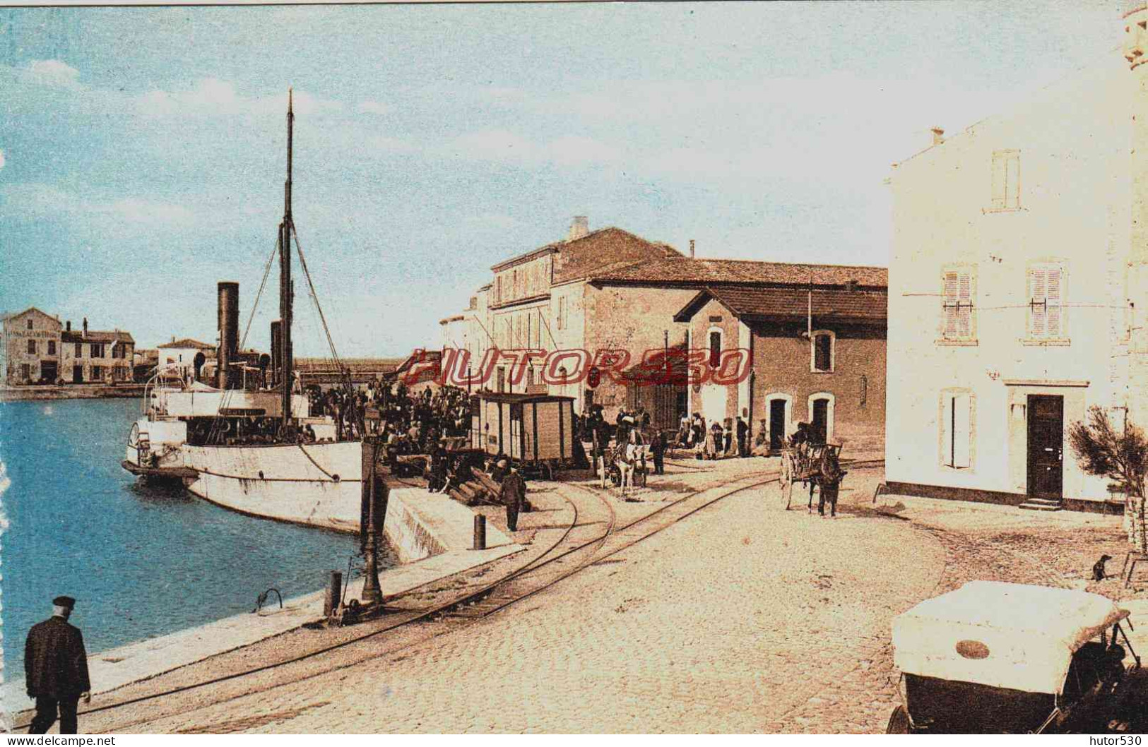 CPA ILE DE RE - CHARENTE MARITIME - SAINT MARTIN - QUAI D'EMBARQUEMENT - Ile De Ré