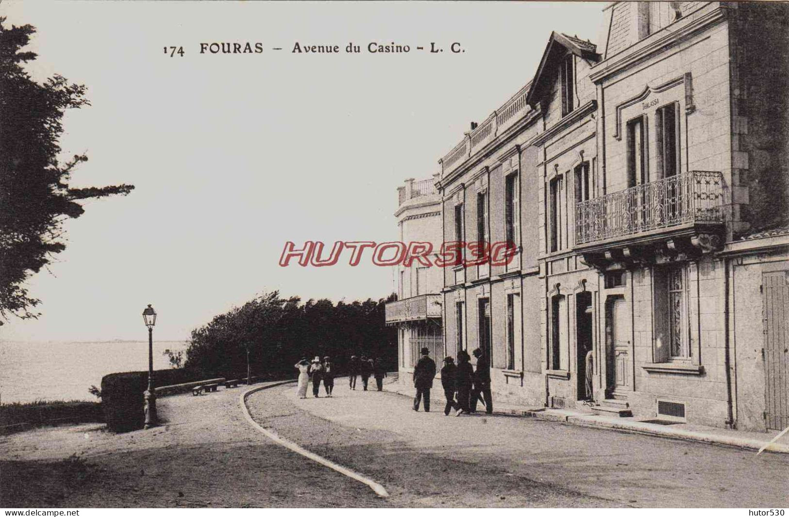 CPA FOURAS LES BAINS - CHARENTE MARITIME - AVENUE DU CASINO - Fouras-les-Bains