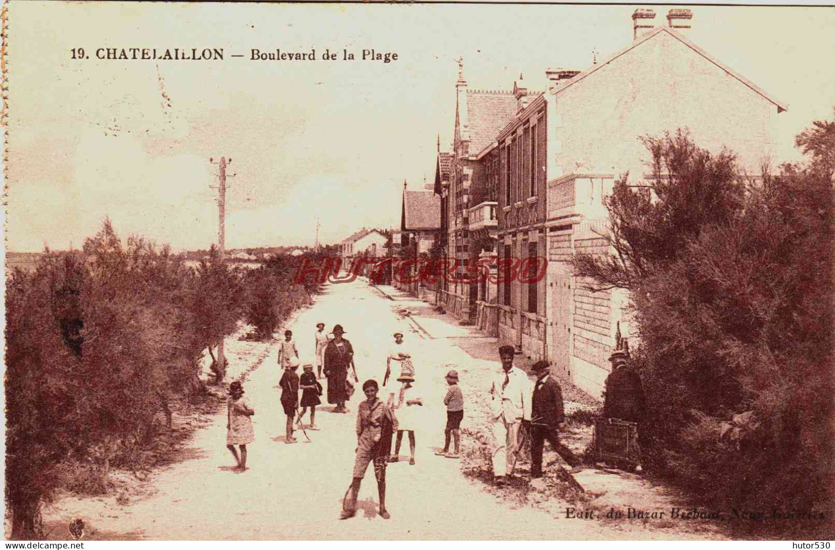 CPA CHATELAILLON PLAGE  - CHARENTE MARITIME - BOULEVARD DE LA PLAGE - Châtelaillon-Plage