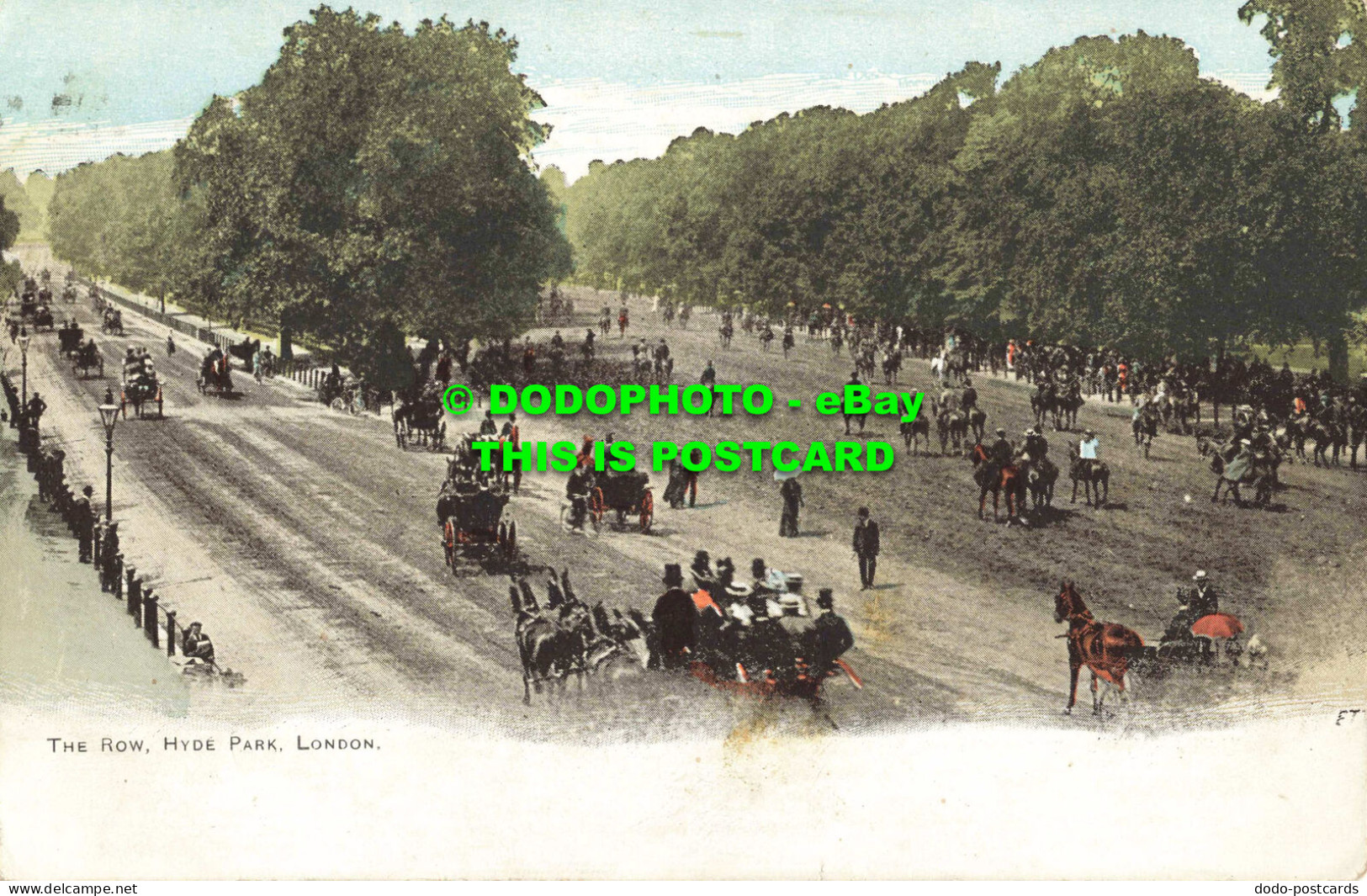 R562180 London. The Row. Hyde Park. 1903 - Sonstige & Ohne Zuordnung