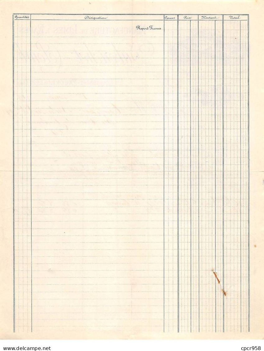 Facture.AM24185.Chambon Feugerolles.1913.Dubouchet Colomb.Limes.Râpes.Acier - 1900 – 1949