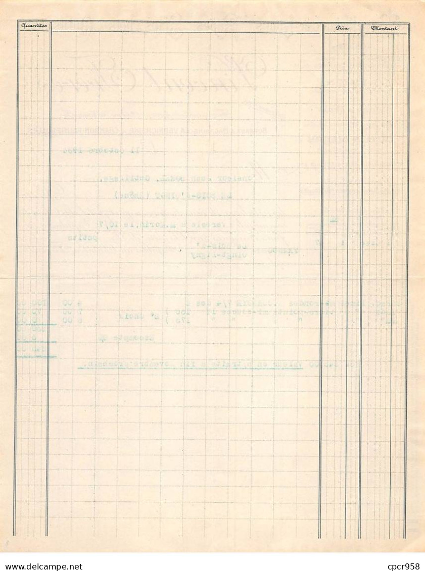 Facture.AM24156.Chambon-Feugerolles.1934.Vincent Frères.Limes.Rapes.Scies à Bois.Outil - 1900 – 1949