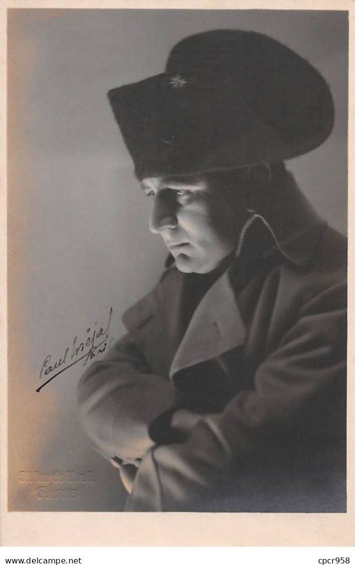 Photographie . Moi10133 .cirque .acteur Napoleon Paul Mejal Autographe  17 X 11 Cm. - Personalidades Famosas