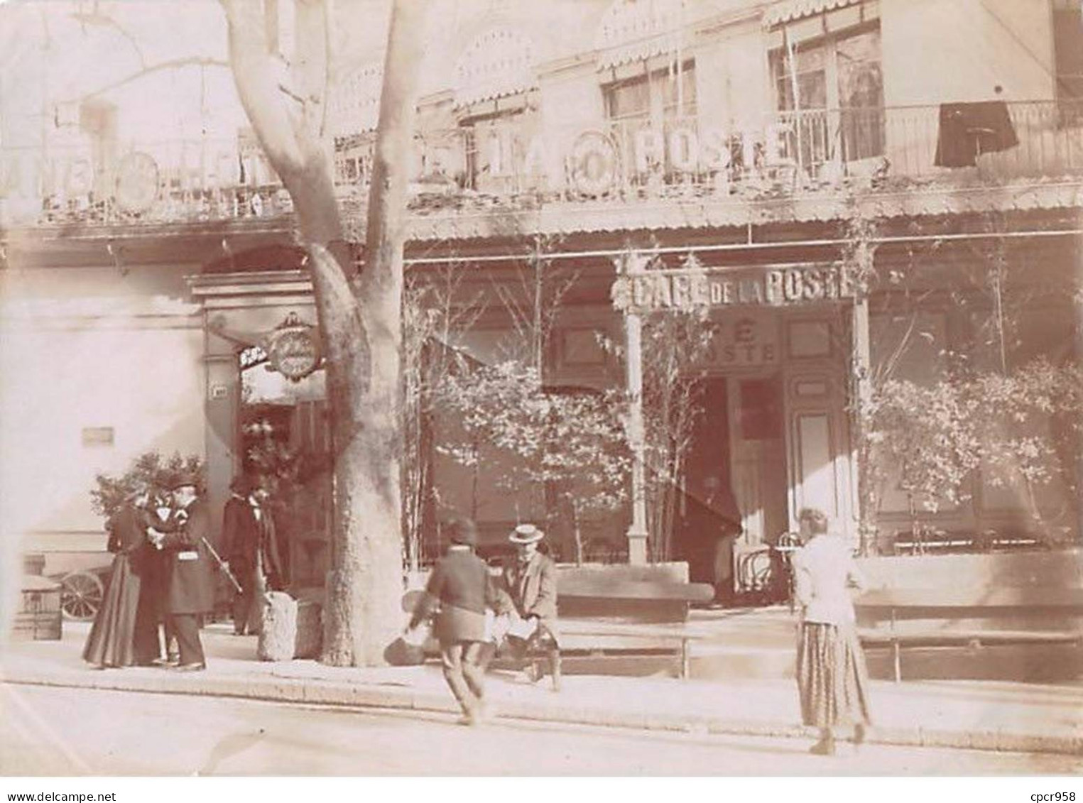 Photographie . Moi10221 .grasse Hotel Et Cafe De La Poste .11 X 8 Cm. - Lieux