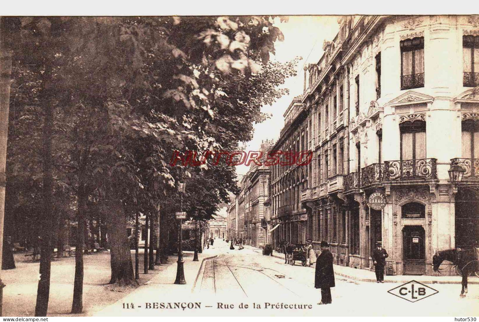 CPA BESANCON - DOUBS - RUE DE LA PREFECTURE - Besancon