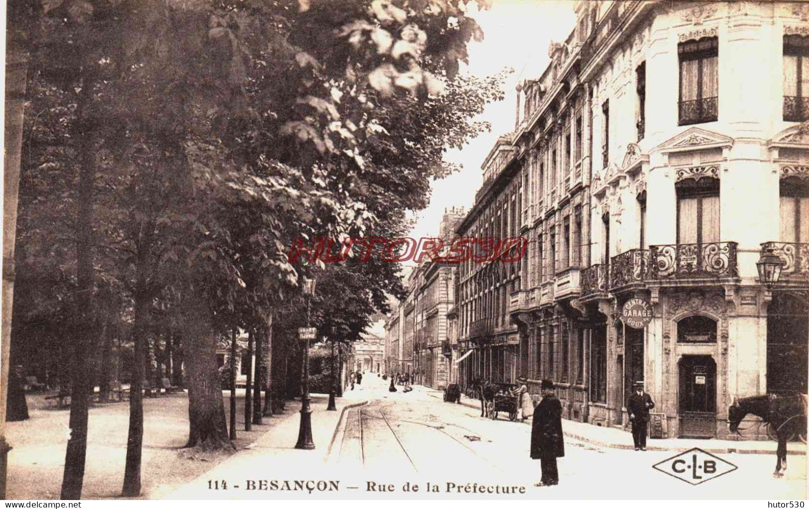 CPA BESANCON - DOUBS - RUE DE LA PREFECTURE - Besancon