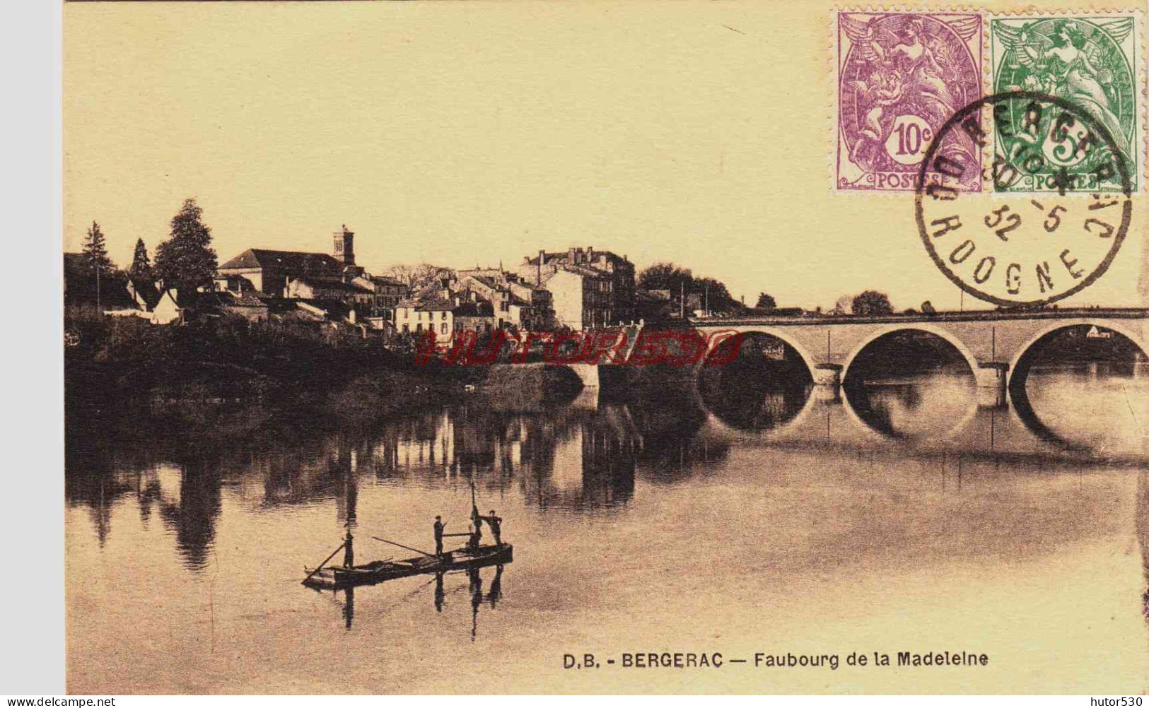 CPA BERGERAC - DORDOGNE - FAUBOURG DE LA MADELEINE - Bergerac
