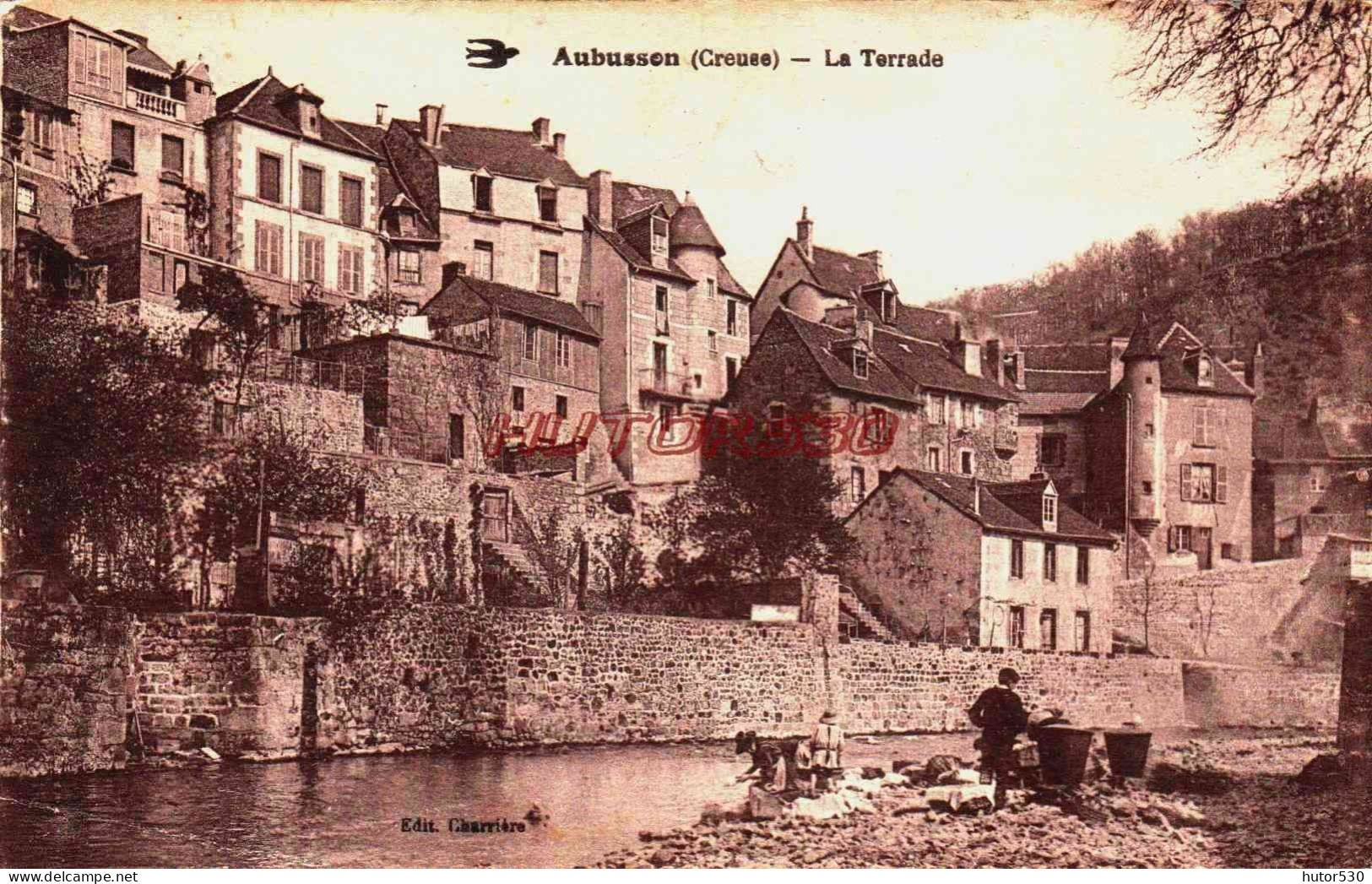 CPA AUBUSSON - CREUSE - LA TERRADE - Aubusson