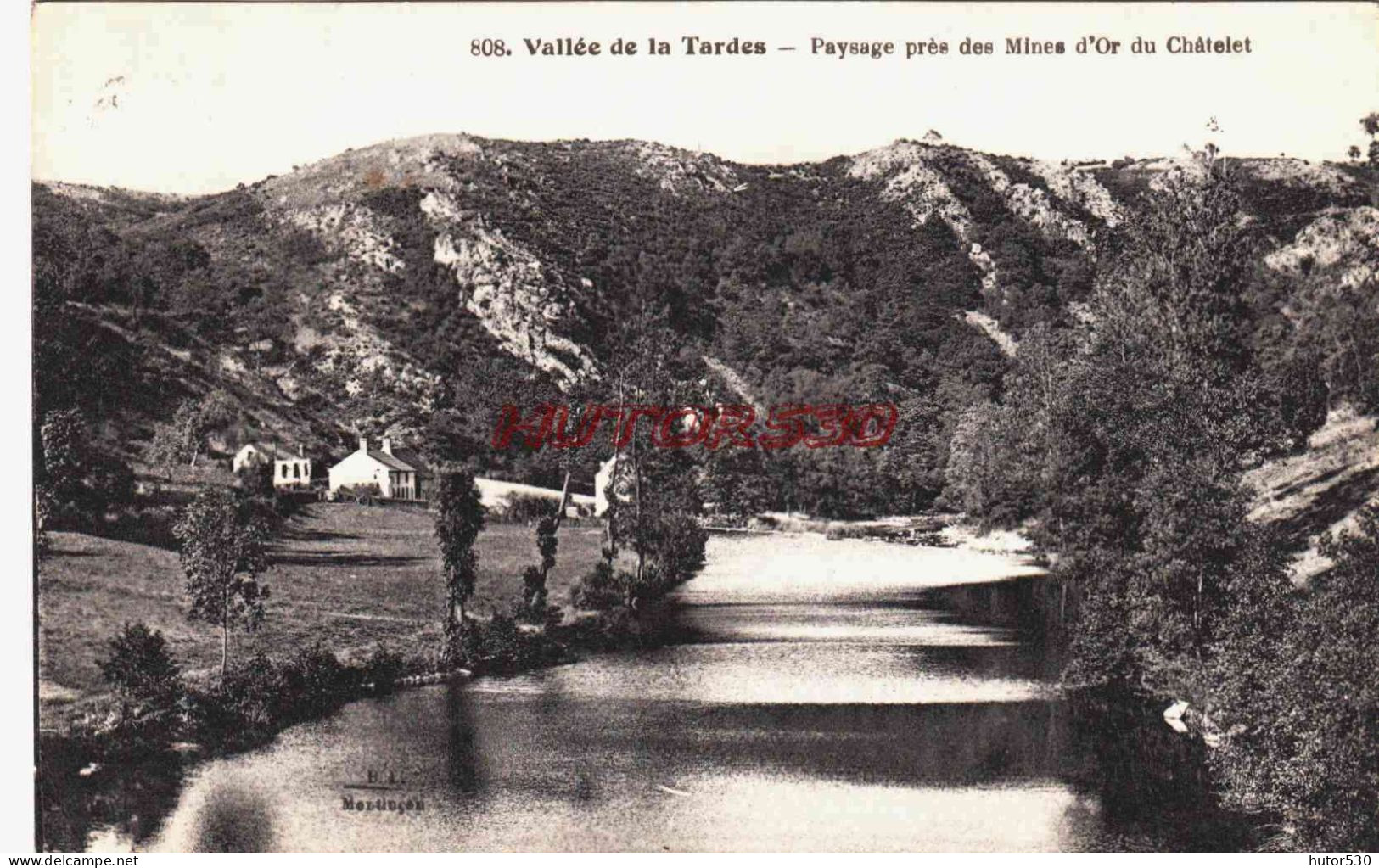 CPA VALLEE DE LA TARDES - CREUSE - PRES DES MINES D'OR DU CHATELET - Other & Unclassified