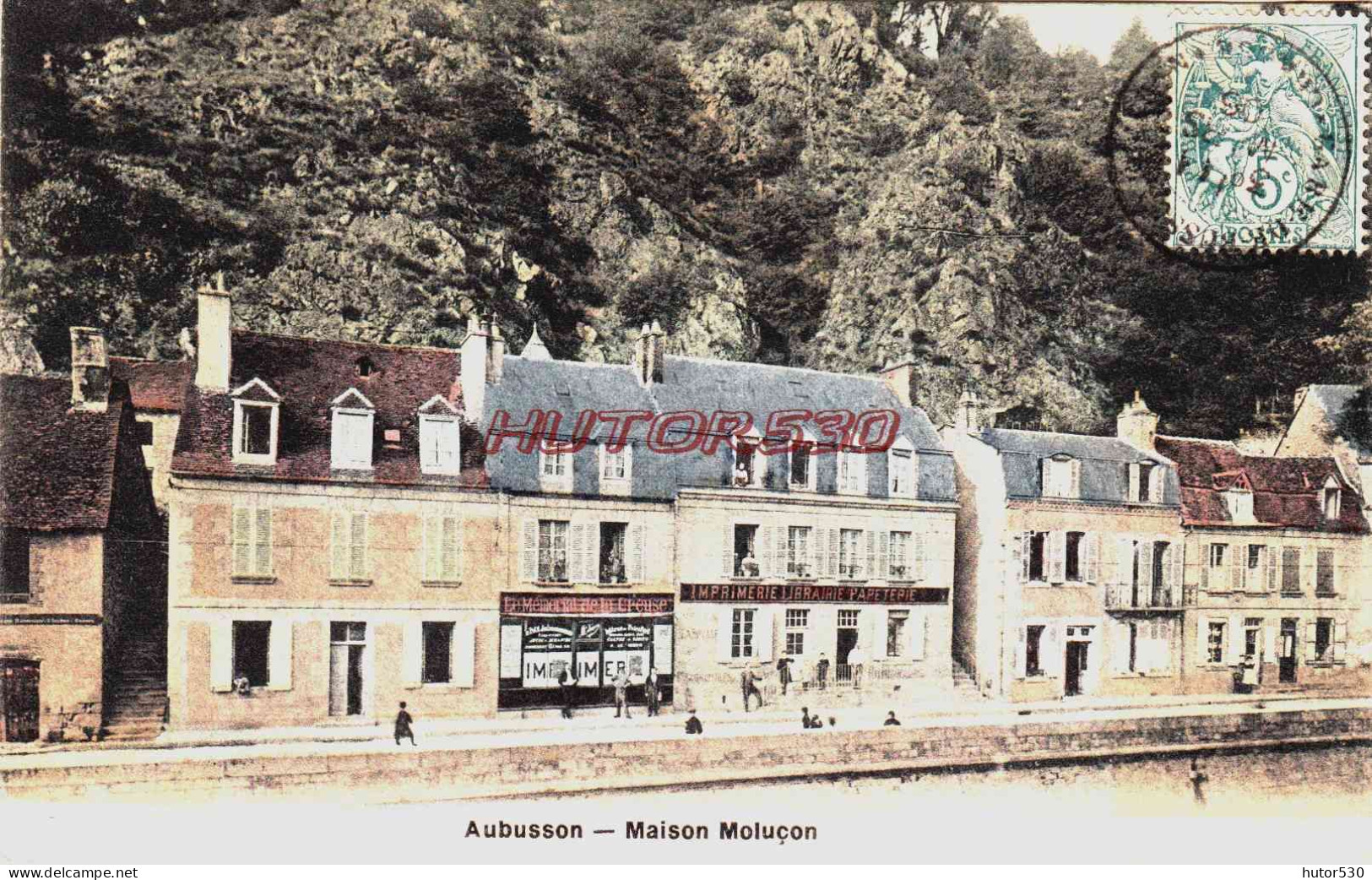 CPA AUBUSSON - CREUSE - MAISON MOLUCON - Aubusson