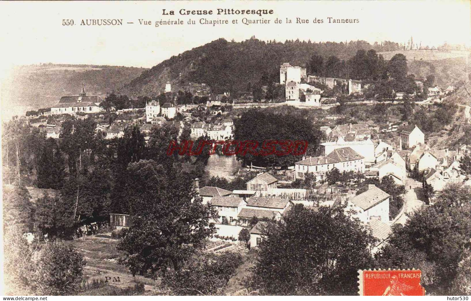 CPA AUBUSSON - CREUSE - VUE DU CHAPITRE - Aubusson