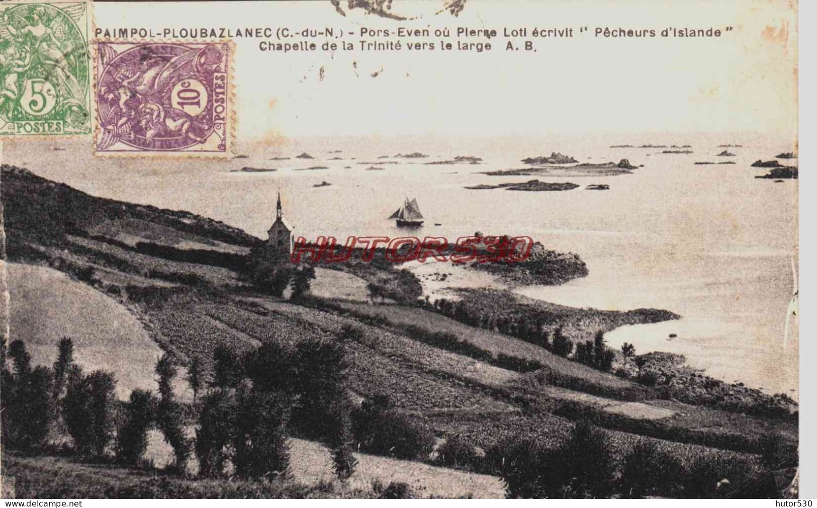 CPA PAIMPOL - COTES D'ARMOR - PLOUBAZLANEC - PORS EVEN - Paimpol