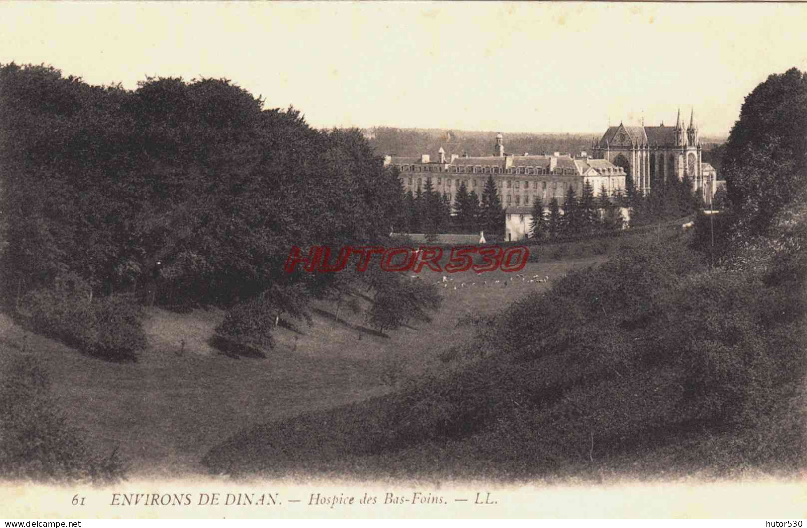 CPA DINAN - COTES D'ARMOR - ENVIRONS - HOSPICE DES BAS FOINS - Dinan