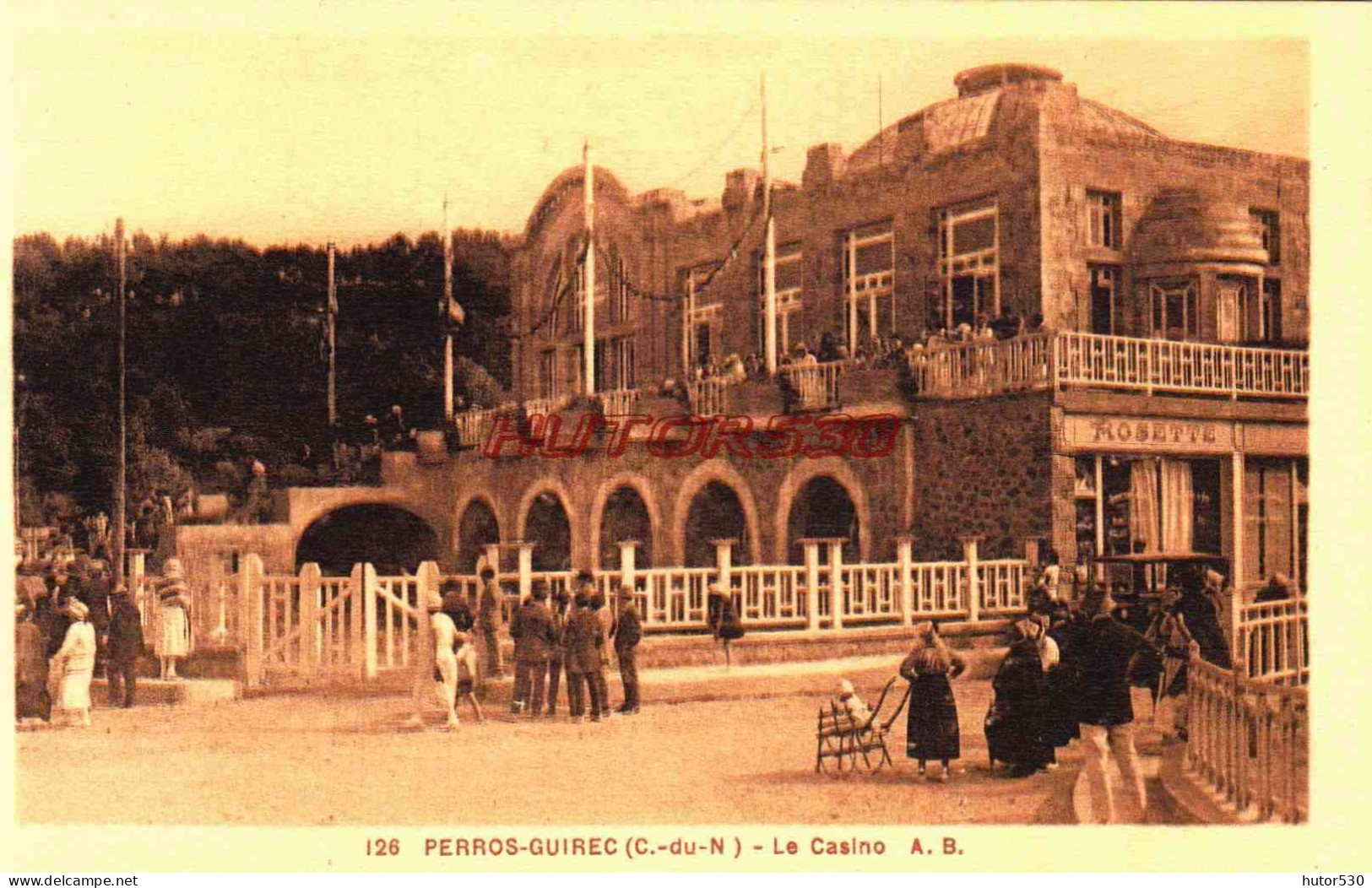 CPA PERROS GUIREC - COTES D'ARMOR - LE CASINO - Perros-Guirec