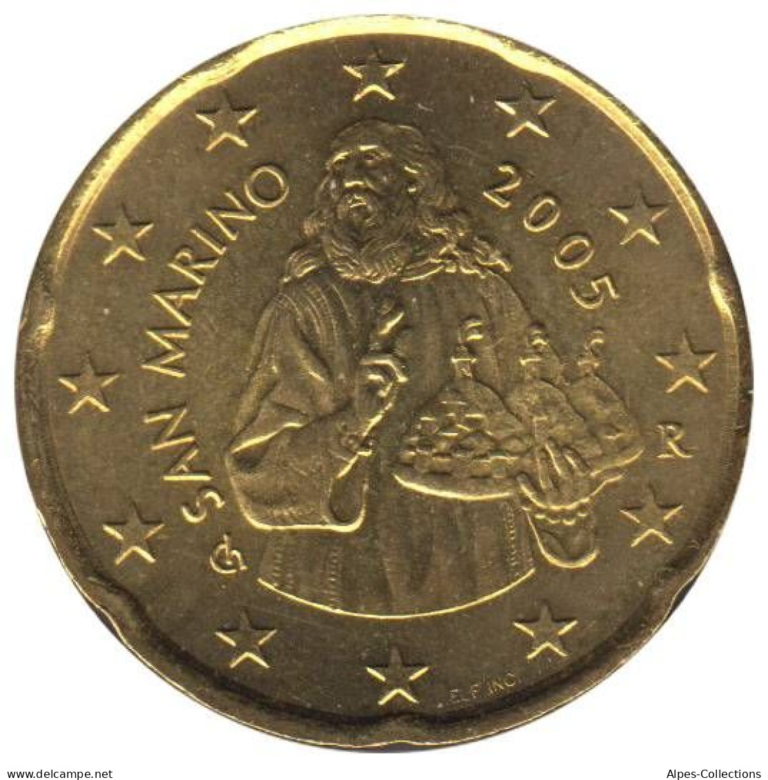 SA02005.1 - SAINT MARIN - 20 Cents - 2005 - San Marino