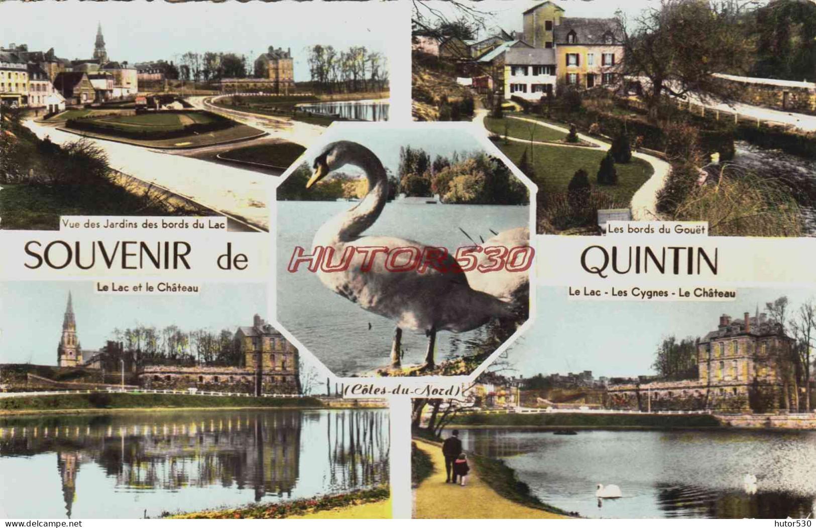 CPSM QUINTIN - COTES D'ARMOR - MULTIVUES - Quintin