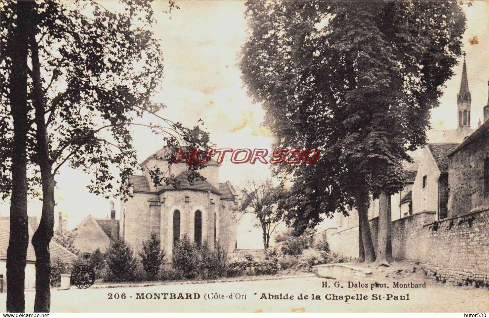 CPA MONTBARD - COTE D'OR - LA CHAPELLE SAINT PAUL - Montbard