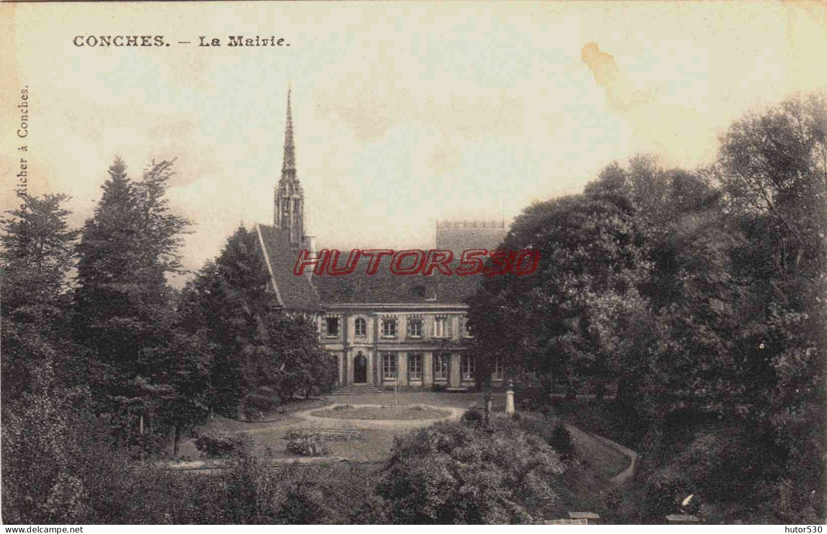 CPA CONCHES - EURE - LA MAIRIE - Conches-en-Ouche