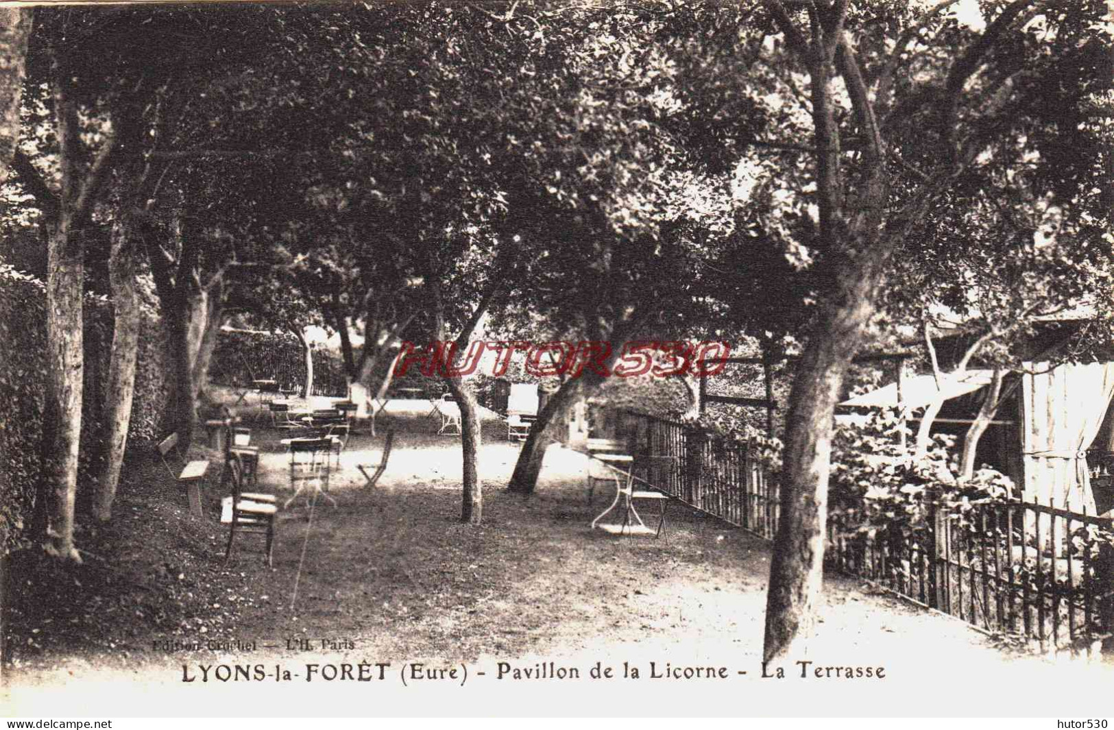 CPA LYONS LA FORET - EURE - PAVILLON DE LA LICORNE - Lyons-la-Forêt