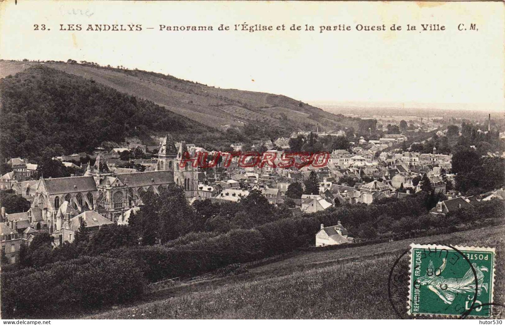 CPA LES ANDELYS - EURE - PANORAMA - Les Andelys