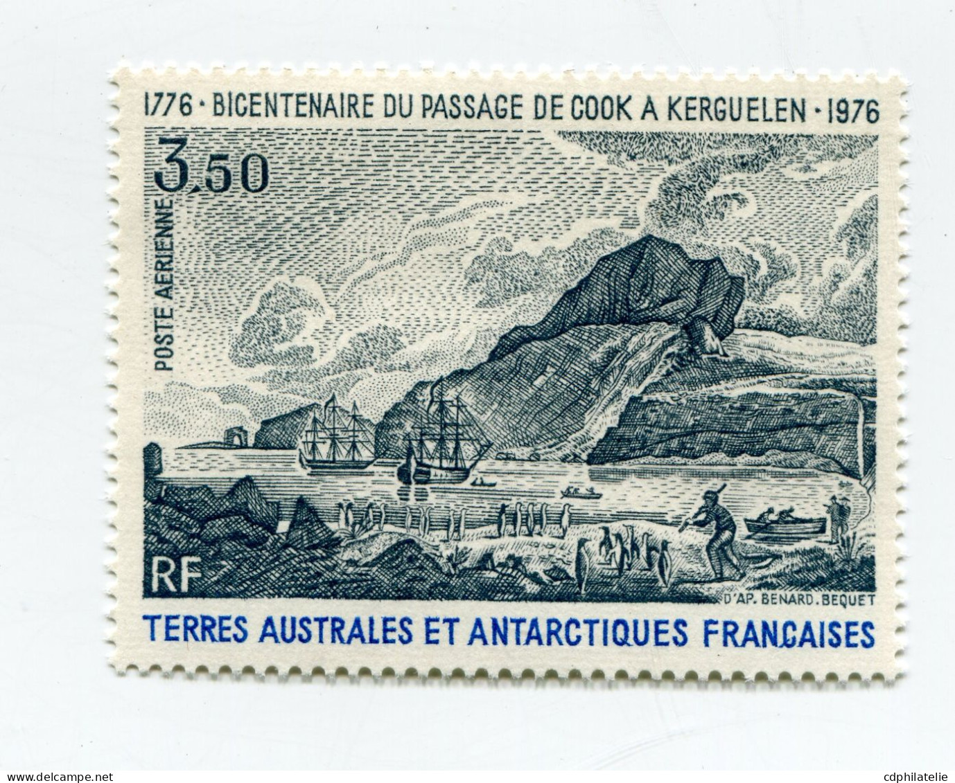 T. A.A. F. PA 47 ** BICENTENAIRE DU PASSAGE DE COOK A KERGUELEN - Ungebraucht