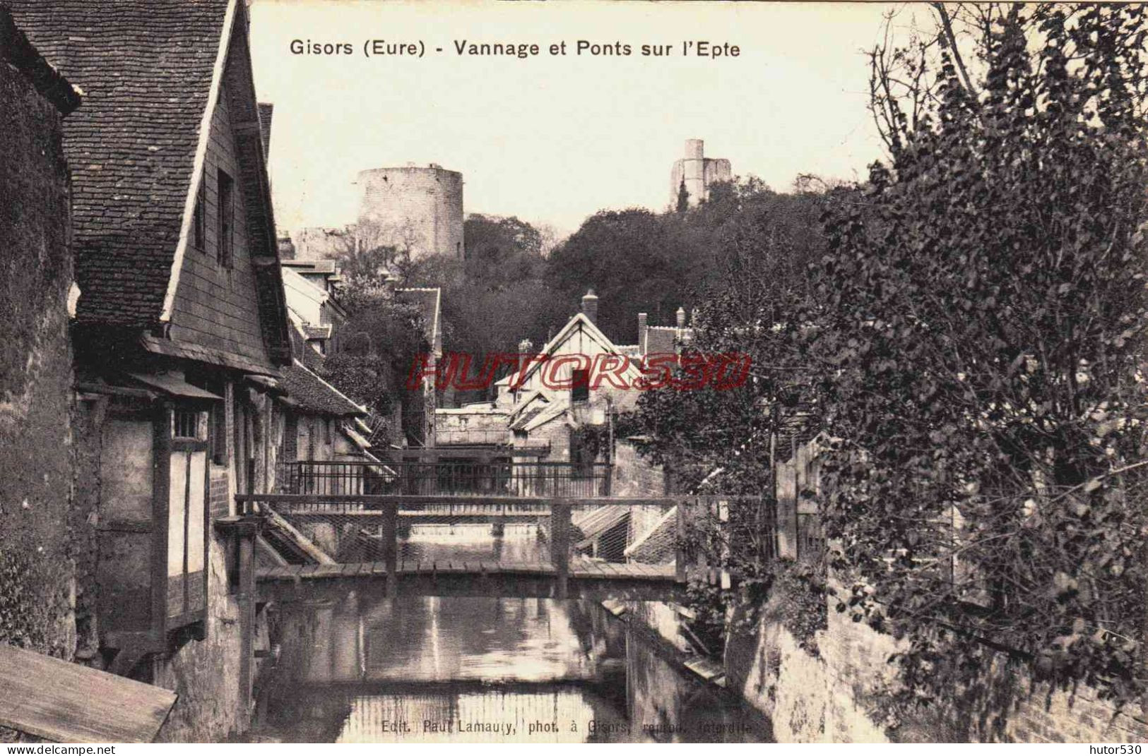 CPA GISORS - EURE - VANNAGE ET PONTS SUR L'EPTE - Gisors