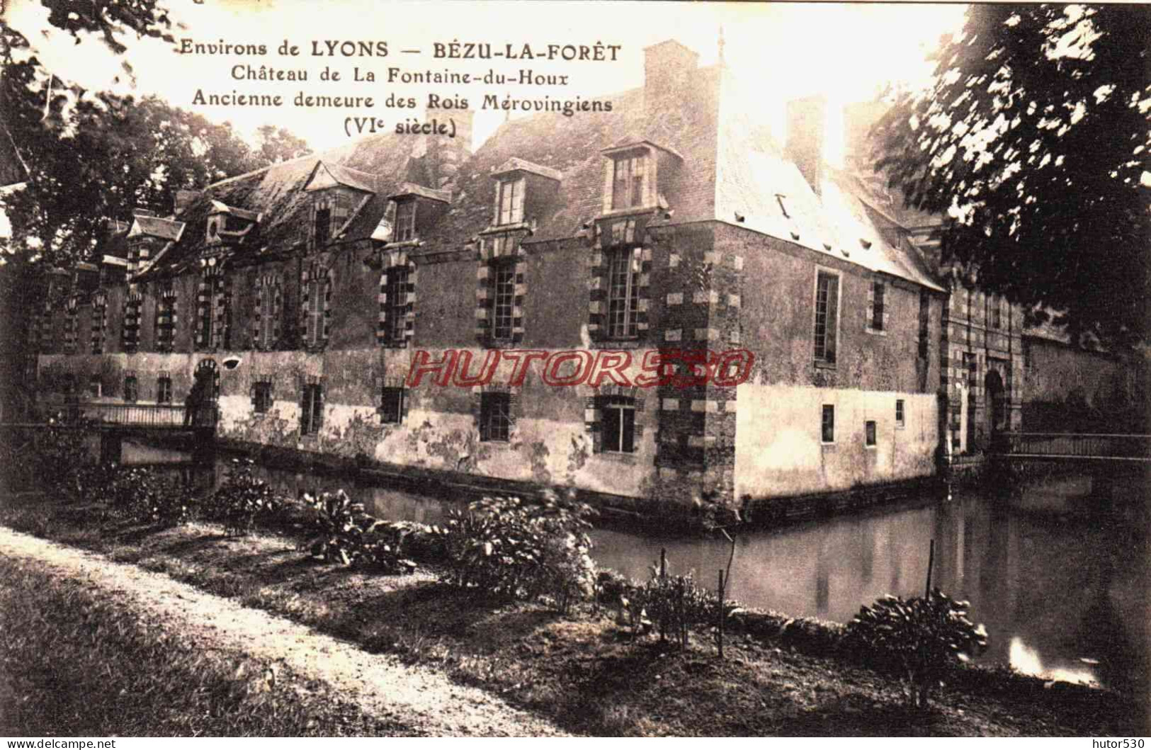 CPA BEZU LA FORET - EURE - CHATEAU DE LA FONTAINE DU HOUX - Sonstige & Ohne Zuordnung