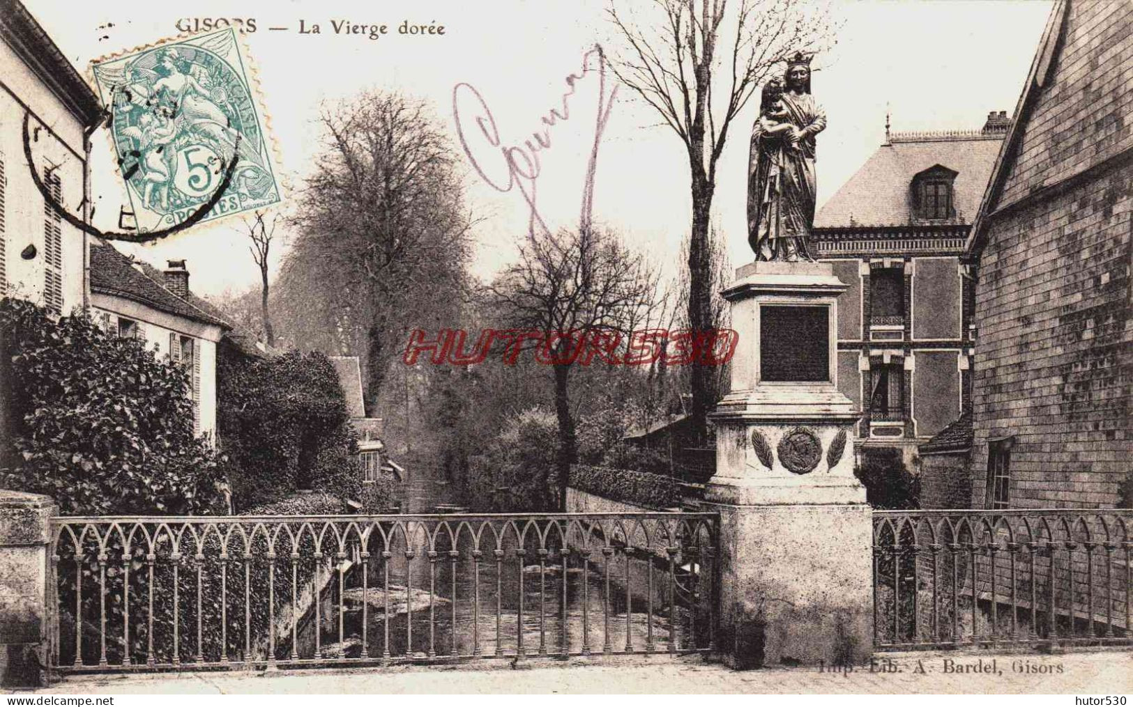 CPA GISORS - EURE - LA VIERGE DOREE - Gisors