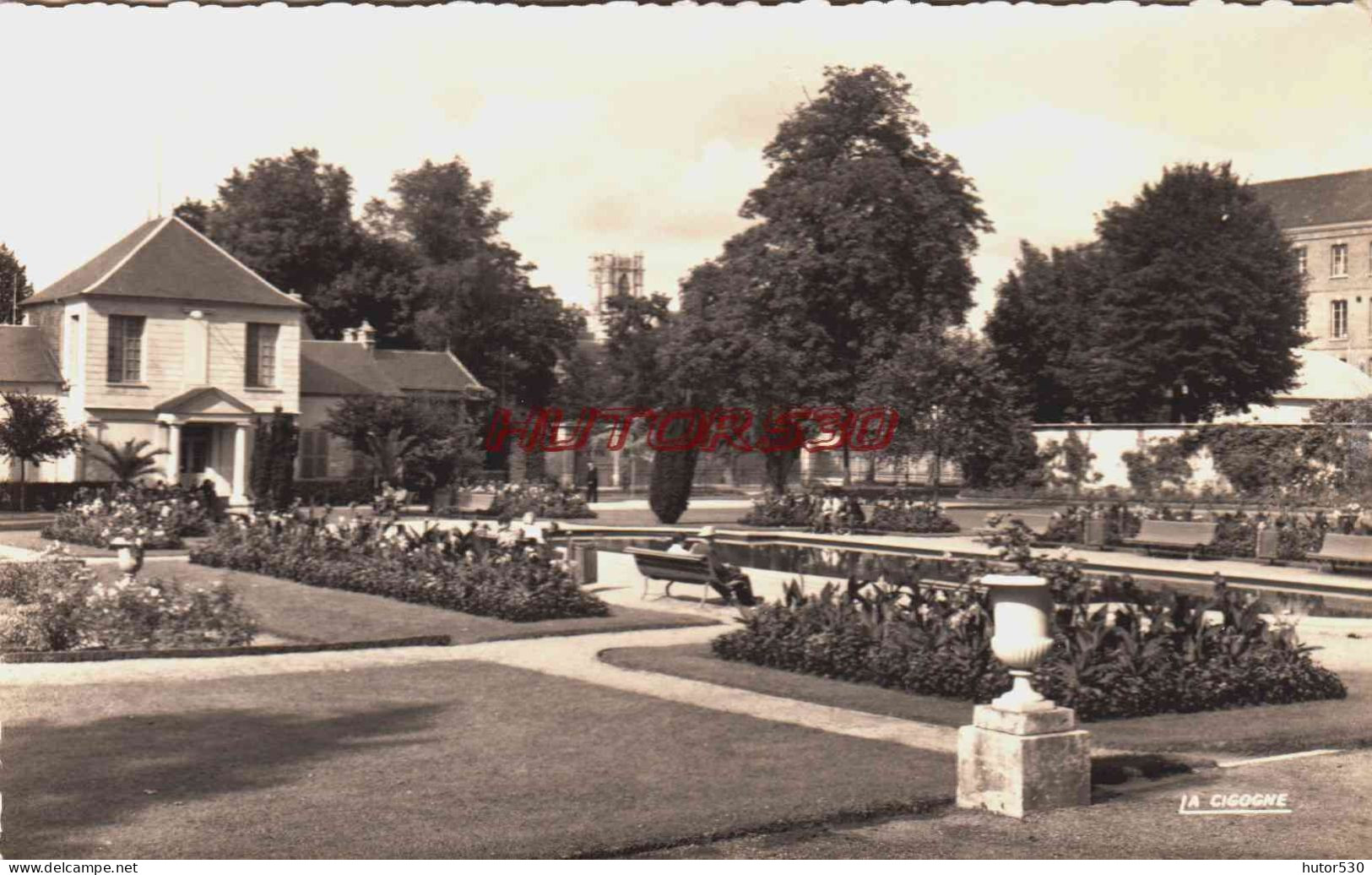 CPSM EVREUX - EURE - LE JARDIN PUBLIC - Evreux