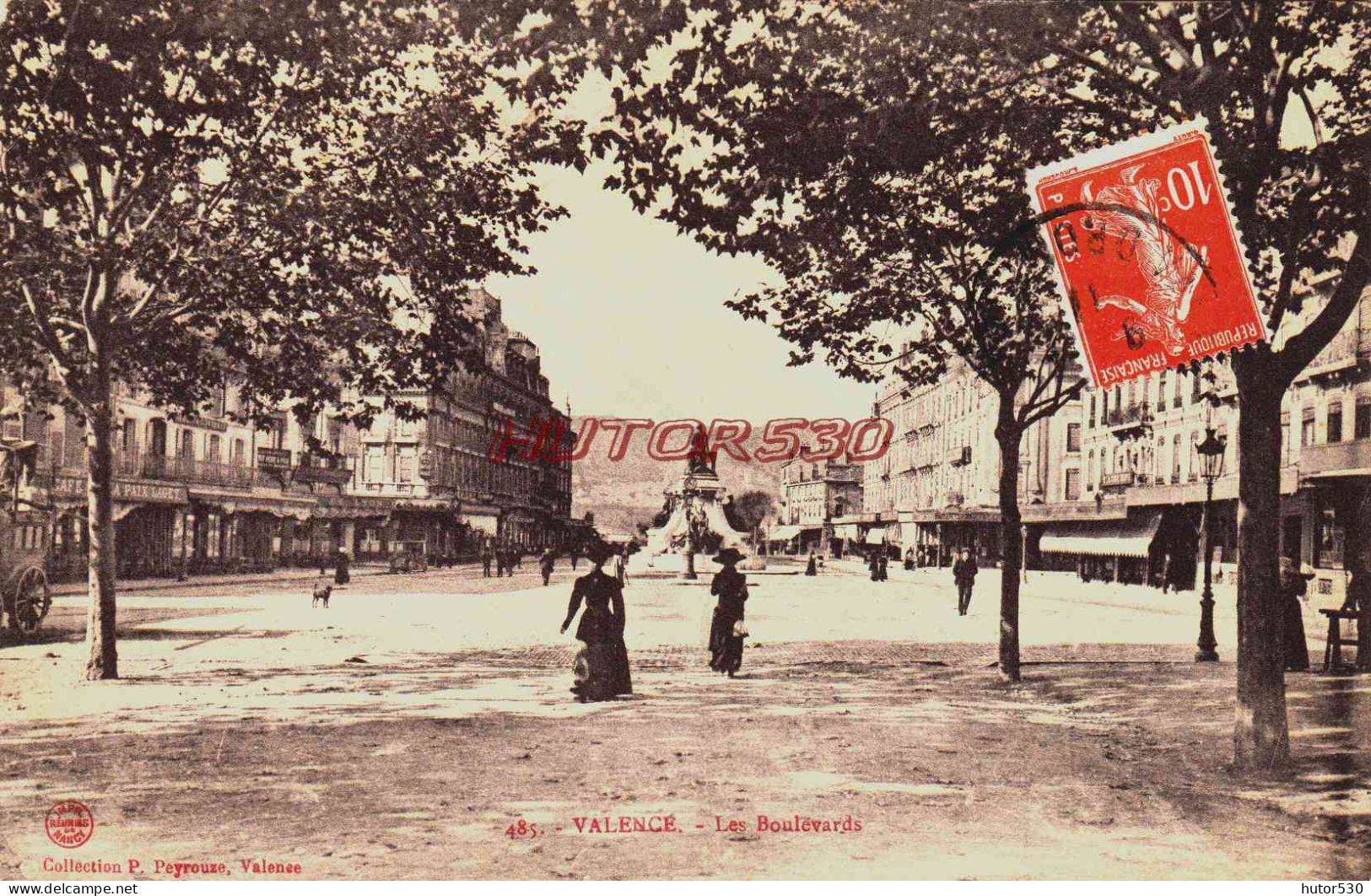 CPA VALENCE - DROME - LES BOULEVARDS - Valence