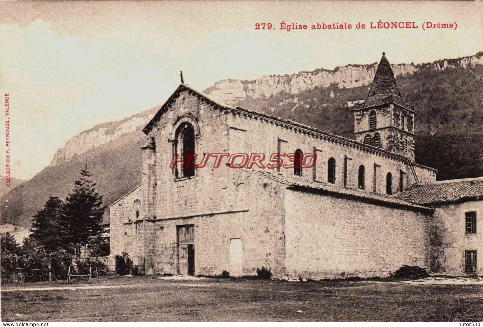 CPA LEONCEL - DROME - L'EGLISE - Other & Unclassified