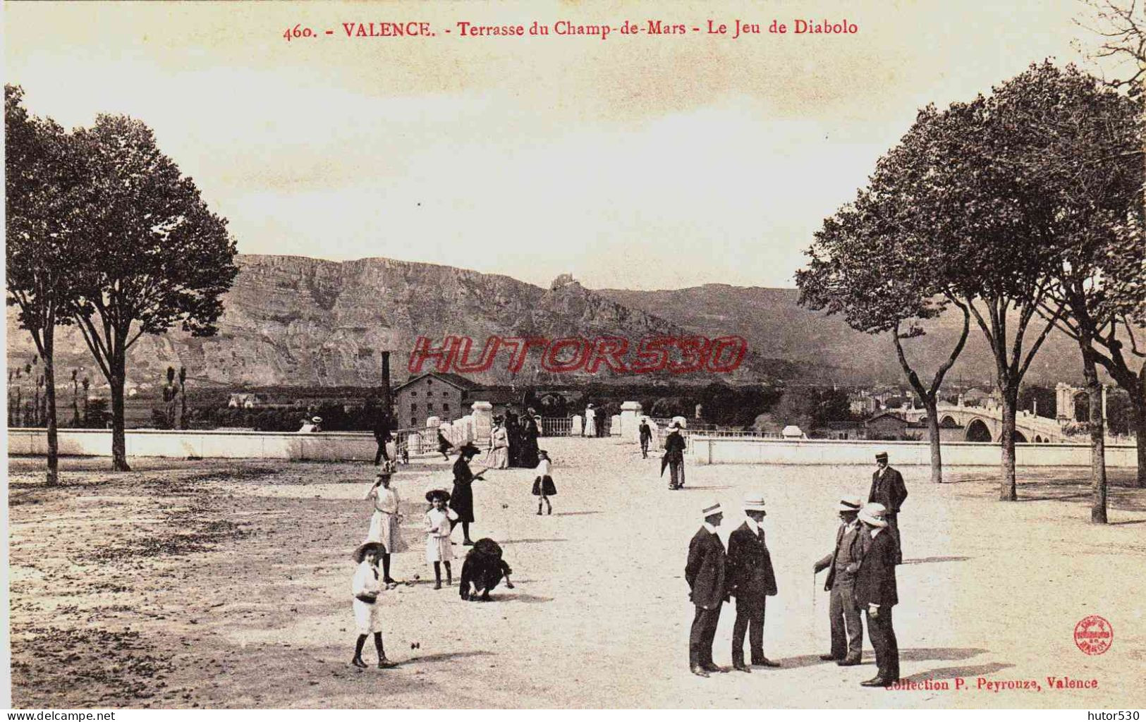 CPA VALENCE - DROME - TERRASSE DU CHAMP DE MARS - JEU DE DIABOLO - Valence