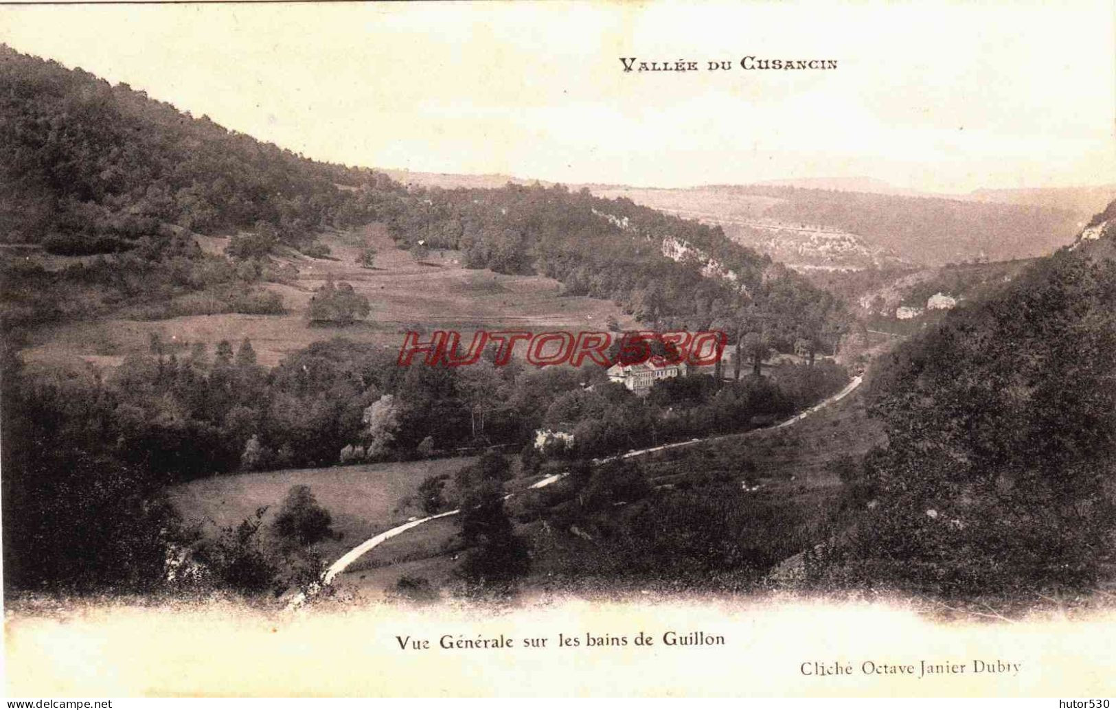 CPA BAINS DE GUILLON - DOUBS - VUE GENERALE - Sonstige & Ohne Zuordnung