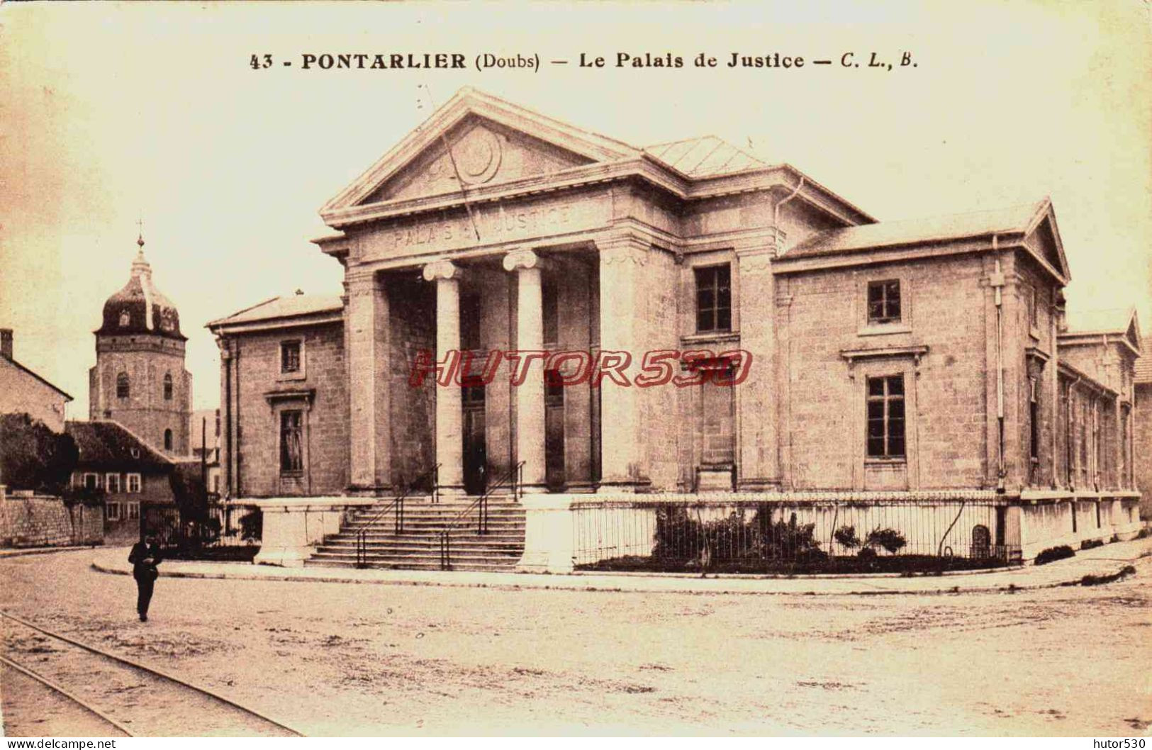 CPA PONTARLIER - DOUBS - LE PALAIS DE JUSTICE - Pontarlier