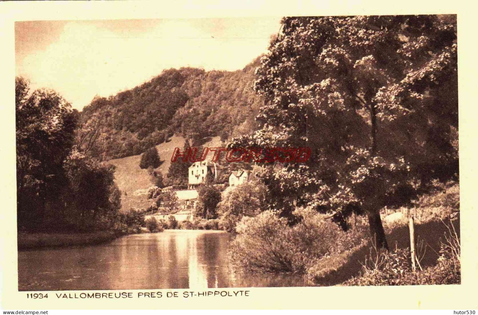 CPA VALLOMBREUSE - DOUBS - PRES DE ST HIPPOLYTE - Sonstige & Ohne Zuordnung