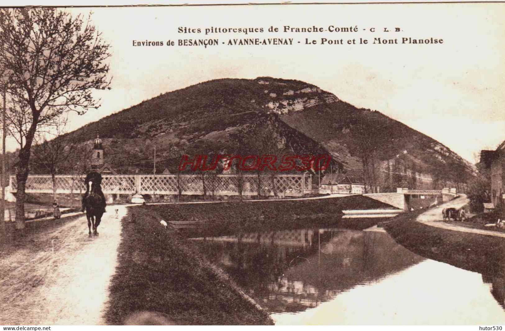 CPA AVANNE AVENAY - DOUBS - LE PONT - Altri & Non Classificati