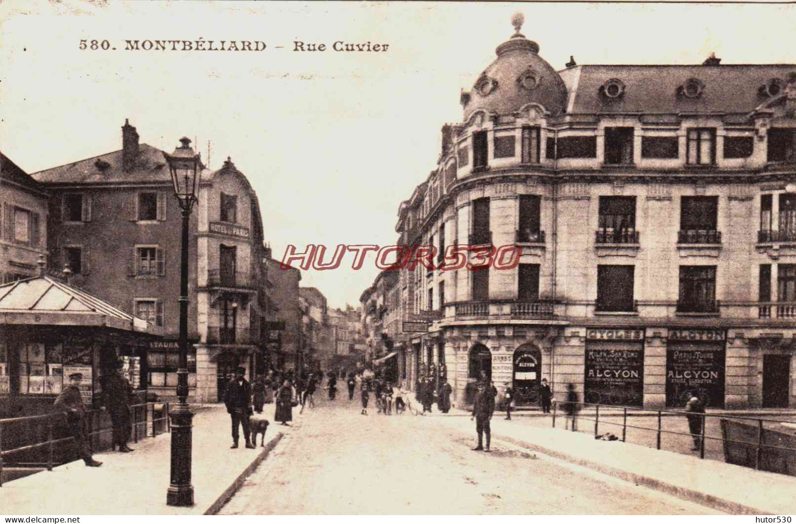 CPA MONTBELIARD - DOUBS - RUE CUVIER - Montbéliard