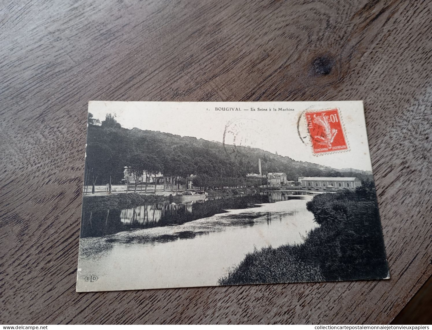 Bougival La Seine à La Machine   En  L Etat Sur Les Photos - Bougival