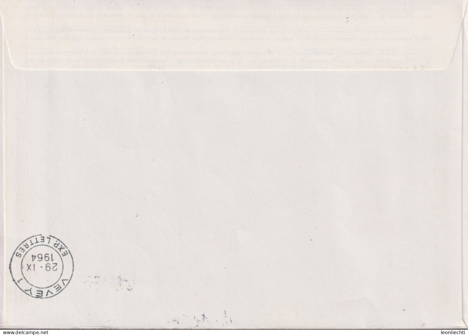 1964 Schweiz Brief ° Vol Postal Par Ballon Libre, Mehrfachfrankatur (Pro Juventute) - Montgolfières
