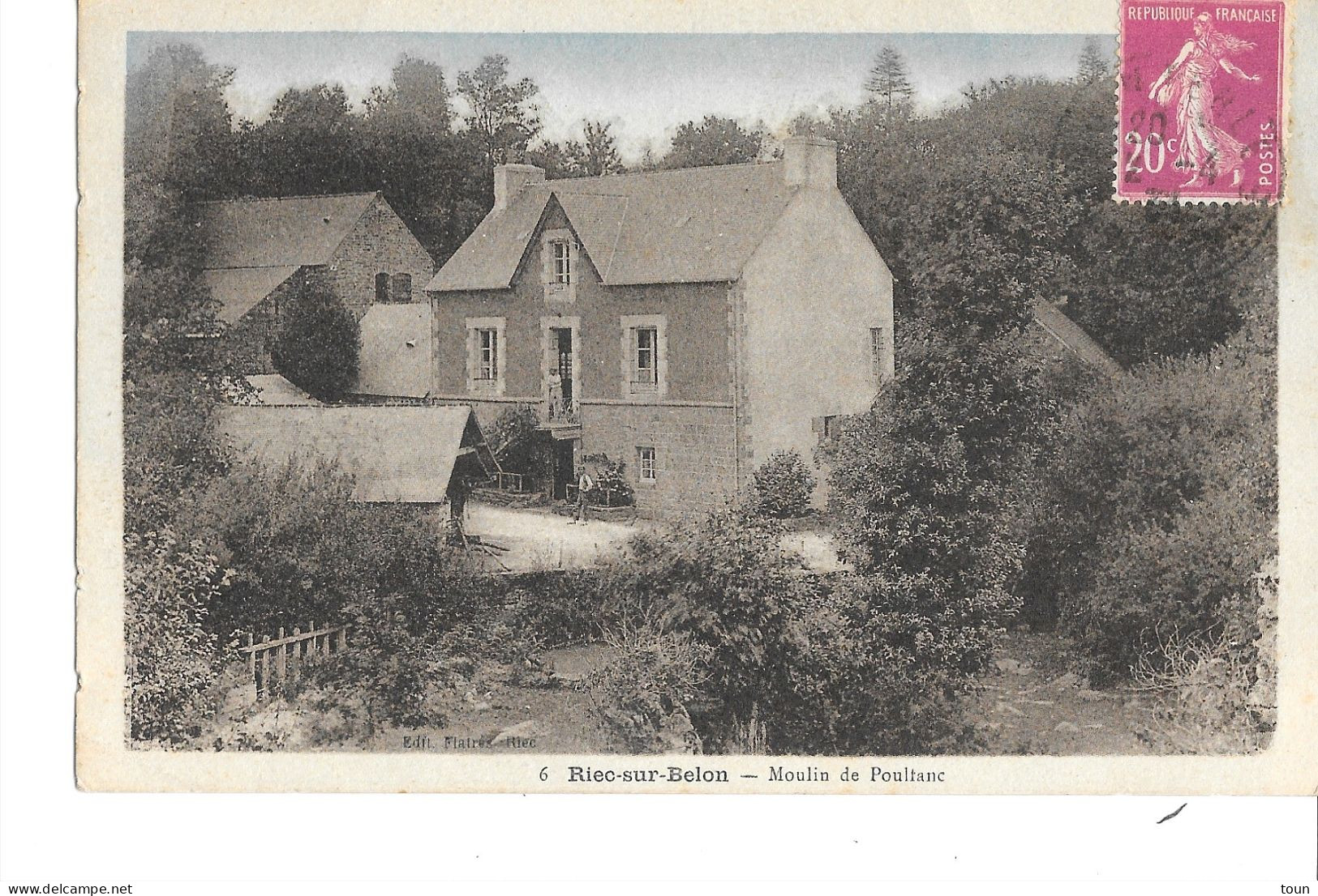 Riec-sur-Belon - Moulin De Poultanc - Edit Flatrès - Ile De Sein
