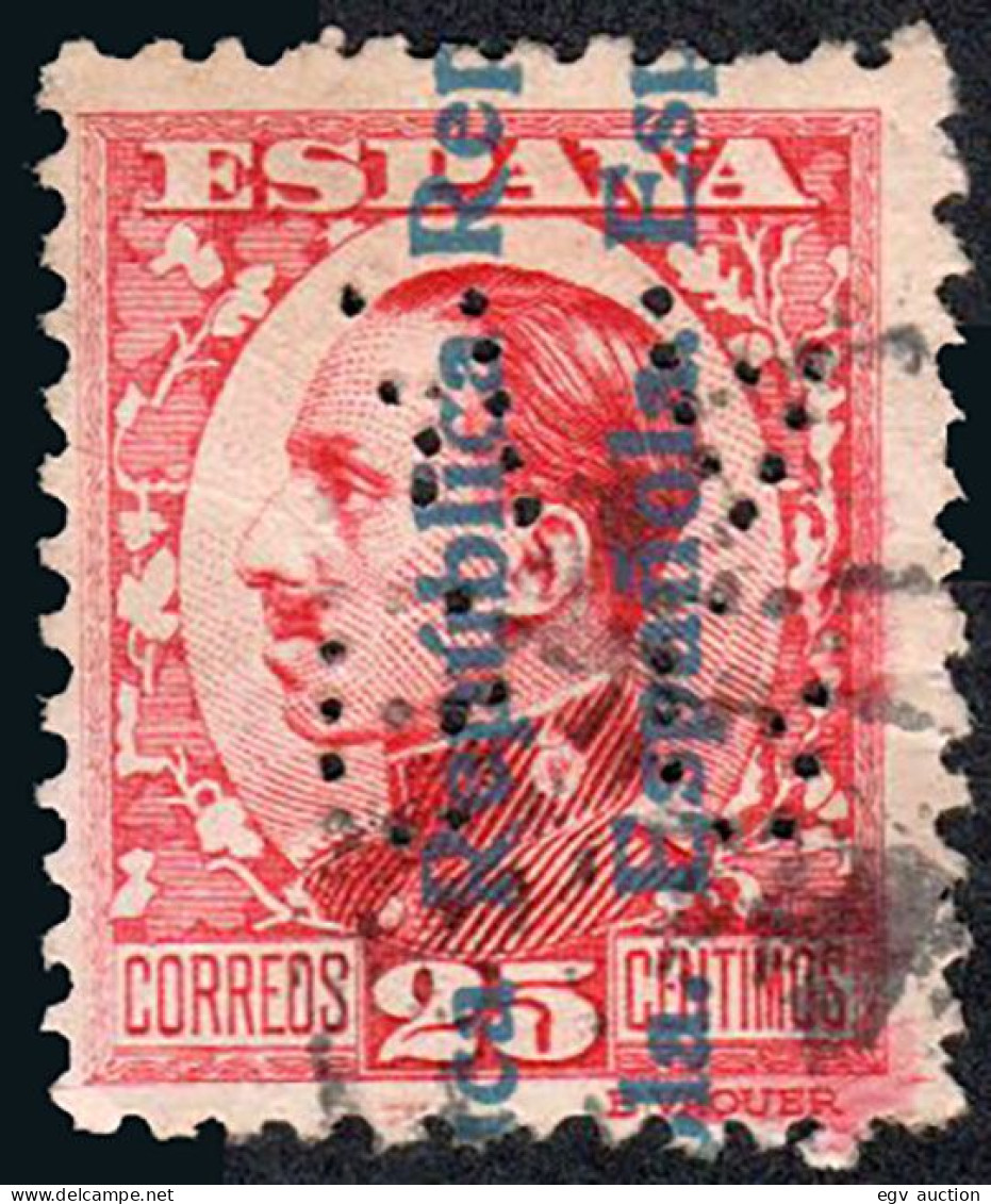 Madrid - Perforado - Edi O 598 - "A.S.A.B" (Banco) - Oblitérés